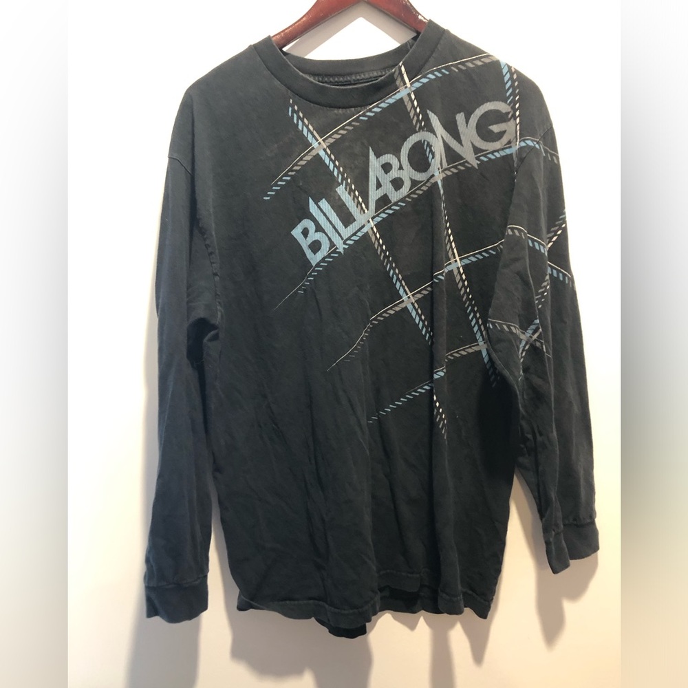 Billabong Black Long-Sleeve Graphic Tee